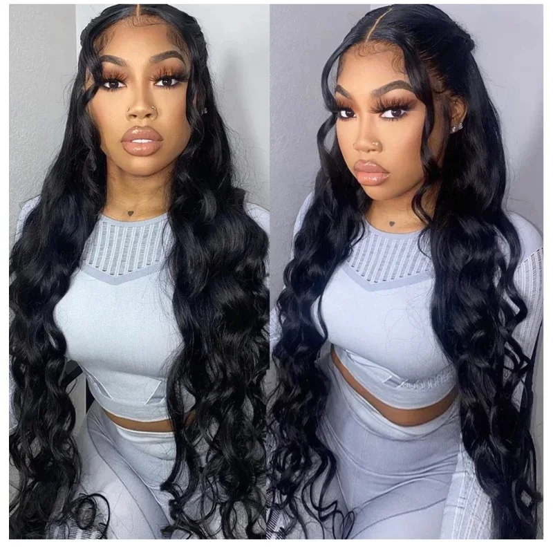 30 بوصة 13x4 الدانتيل شعر مستعار أمامي الجسم موجة باروكة من شعر طبيعي البرازيلي فضفاض الرطب والمموج الدانتيل الباروكة الأمامية للنساء قبل قطعها الدانتيل ث E