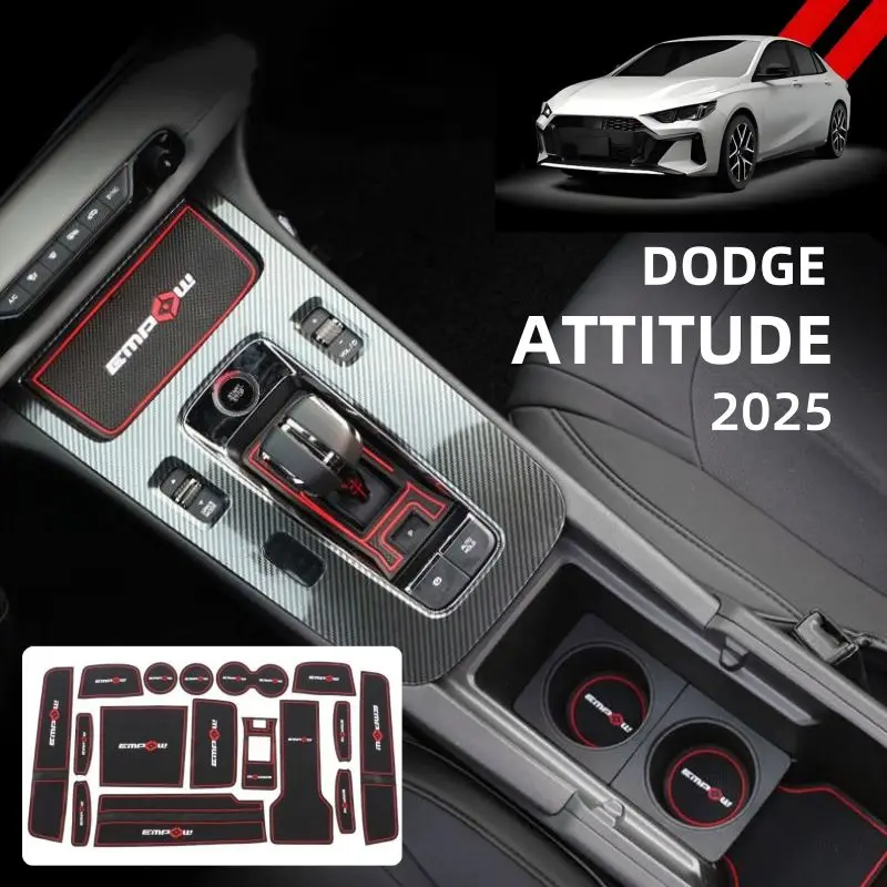 16 piezas de almohadillas de silicona antideslizantes para portavasos de coche, compatibles con GAC Empow y Dodge Attitude 2026 2025 2024 2023