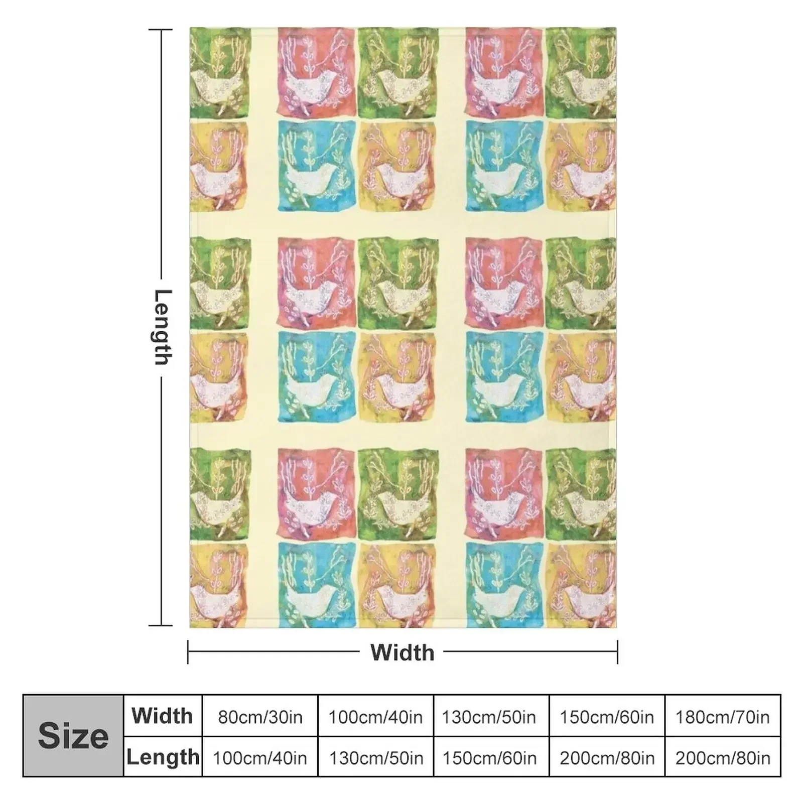 Jenny Wren Throw Blanket couch cozy soft plush fuzzy picnic outdoor blanket