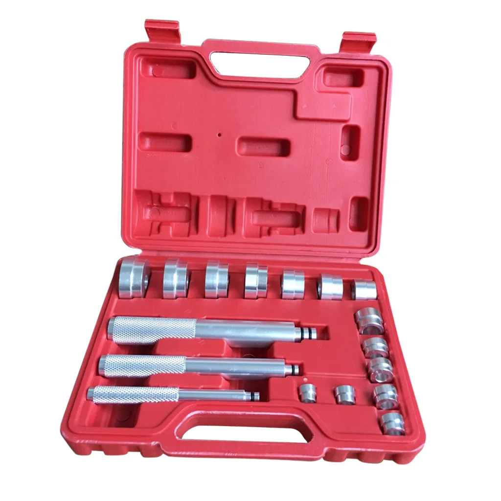 17 Pieces/Set High Quality Bushing Bearing Driver Installer Remover Inserting Tool kit with Case Car Hand Tools