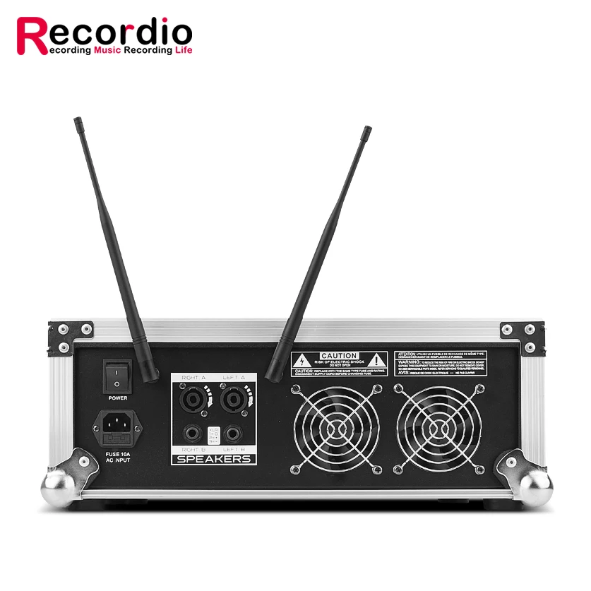 GAX-MK290 Professional 8-channel Powerful Amplifier Mixer Wireless Microphone Integrated Machine For Stage Performances