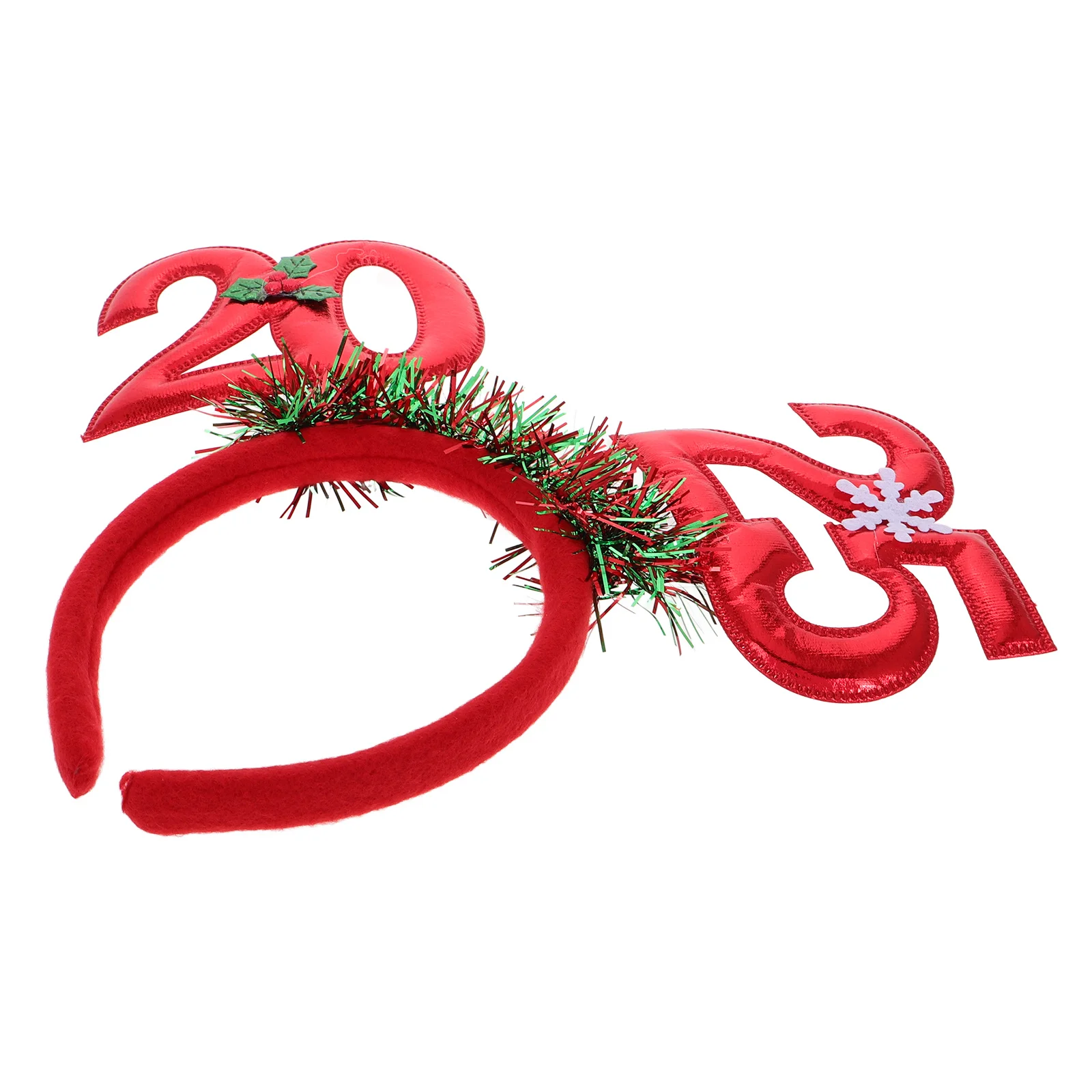 

2025 Happy New Year Headband Tiara Glitter Sequins Hair Hoop Headdress Party Decorations Photo Prop 2025 Party Hair Hoop