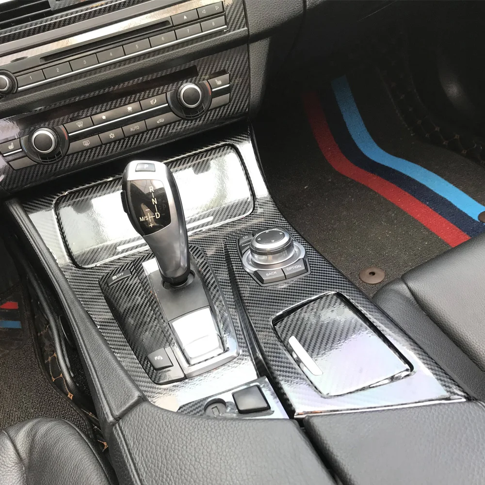 For BMW 5 Series F10 F11 2011-2017 5D Carbon Fiber Pattern