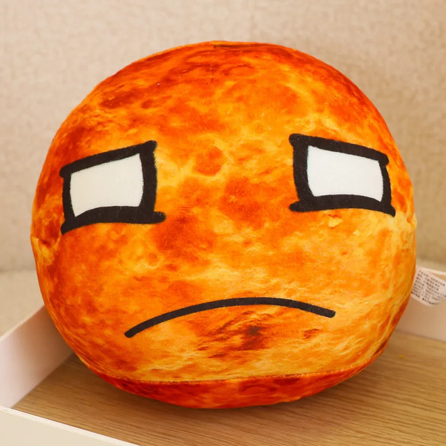 New Solar System Ball Pillow Pendant Earth Moon Venus Uranus Neptune Mars Jupiter Plush Doll Toys Kids Christmas Birthday Gift