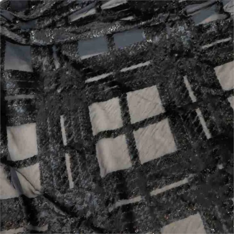 

Woven velvet jacquard brocade viscose fabric haute couture dress cheongsam