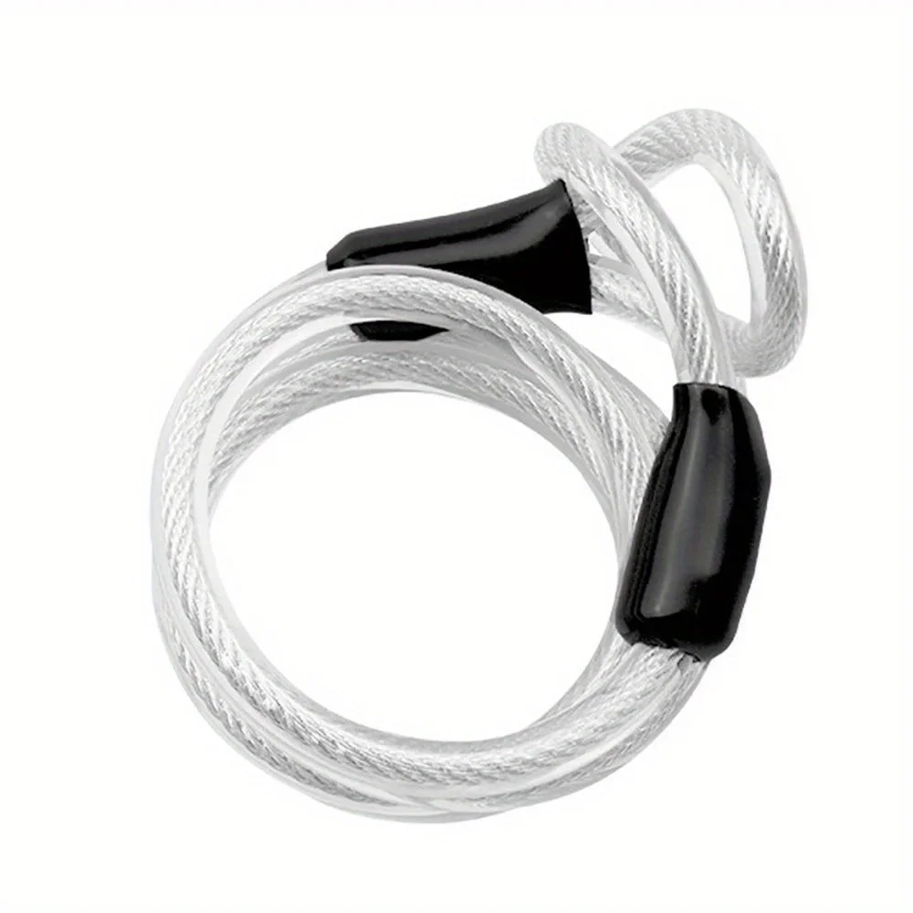 1.2m Bike Lock-Anti-Theft Security Cable Chain for Cycling,Motorcycle,Helmet Protection Bicycle Accessories