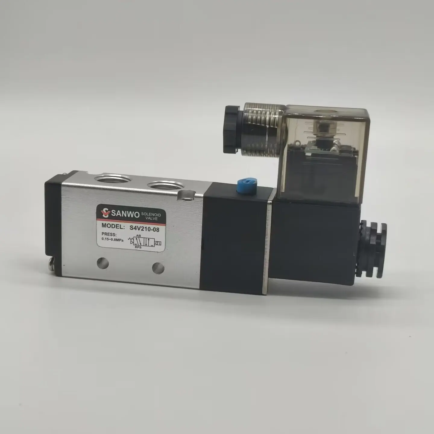 SANWO Sanhe brand two-position five-way solenoid valve 4V110-06 4V210-08 4V310-10 4V410-15