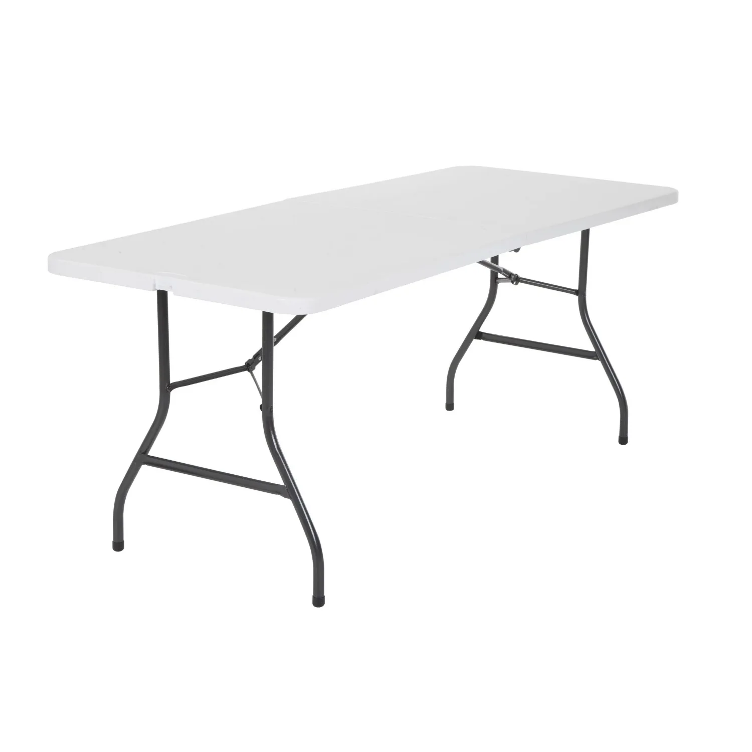 Cosco 6 Foot Premium Folding Table In White Speckle