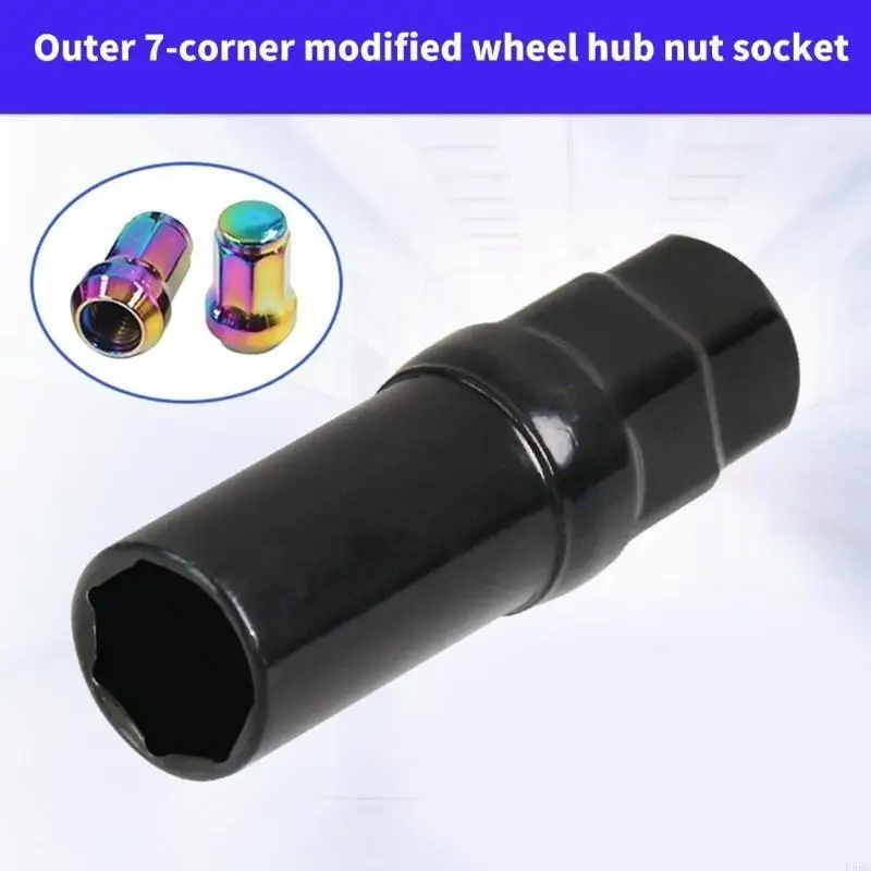 Lug Nut Socket Removal Tool 16.5mm Replacement 7 Point Wheel Lock