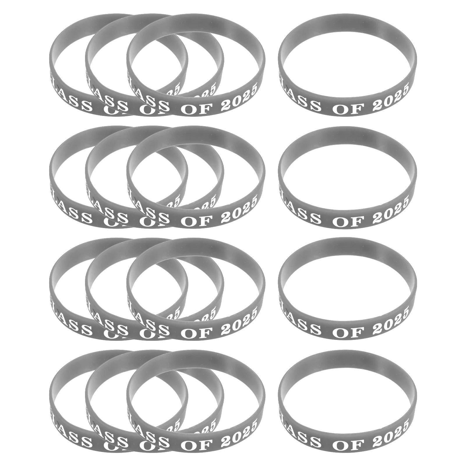 24-delige afstudeerfeestpolsbandjes voor evenementen siliconen armband silicagel studentensport