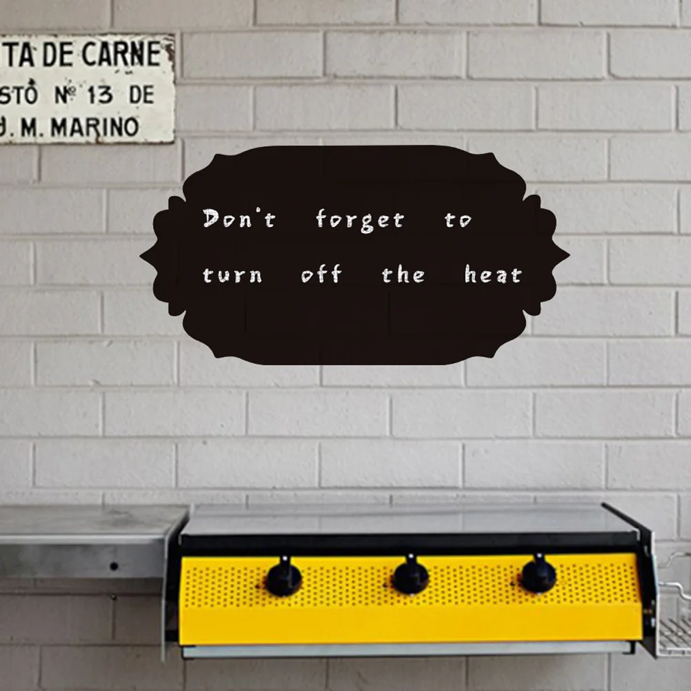 

Chalkboard Decal Peel Stick Blackboard Sticker Black Surface Clean Remove Labels for Jars Pantry Mason Wine