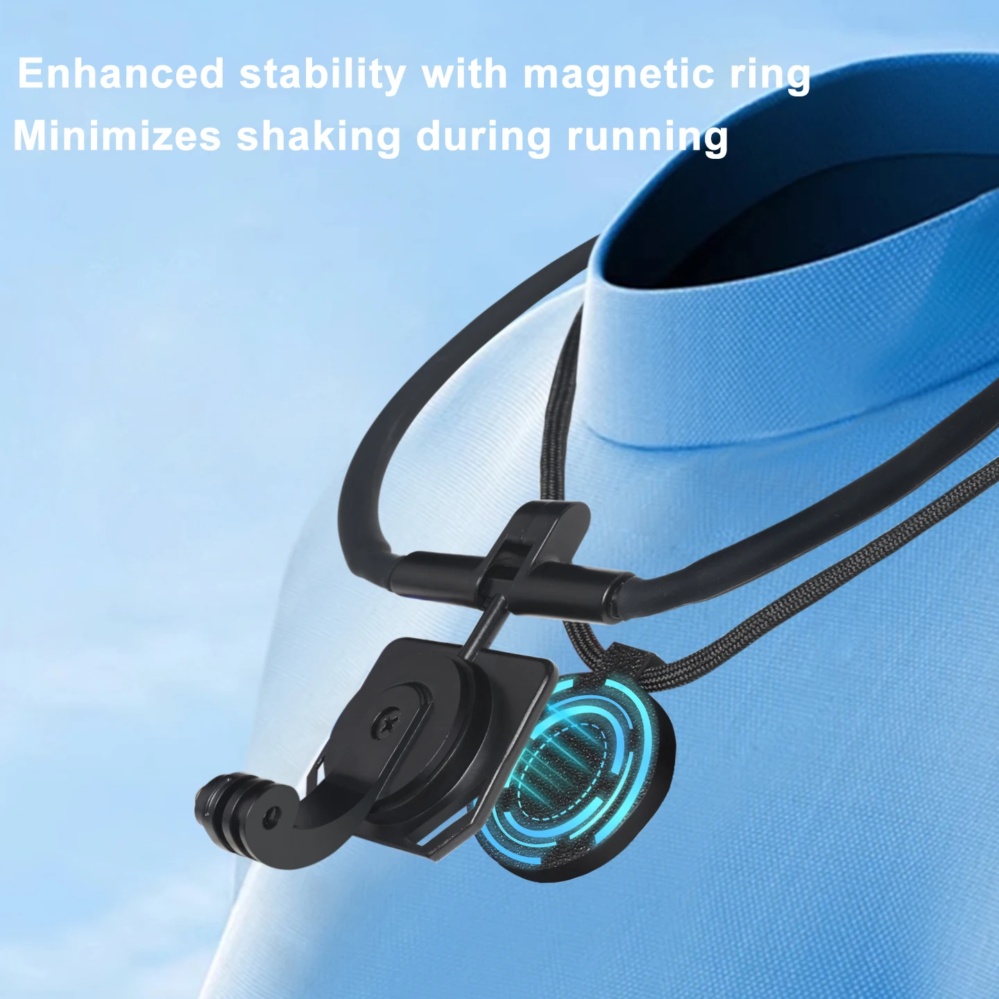 

Регулируемые угла для спортивной камеры DJI OSMO ACTION 6, быстросъемный магнитный шейный ремешок для первого человека, крепление на грудь