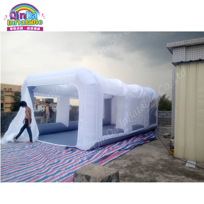 7m*4m*2.5m Outdoor Inflatable Spray Booth,Car Spray Paint Booth Inflatable Car Painting Cabin With 2 Free Air Blowers