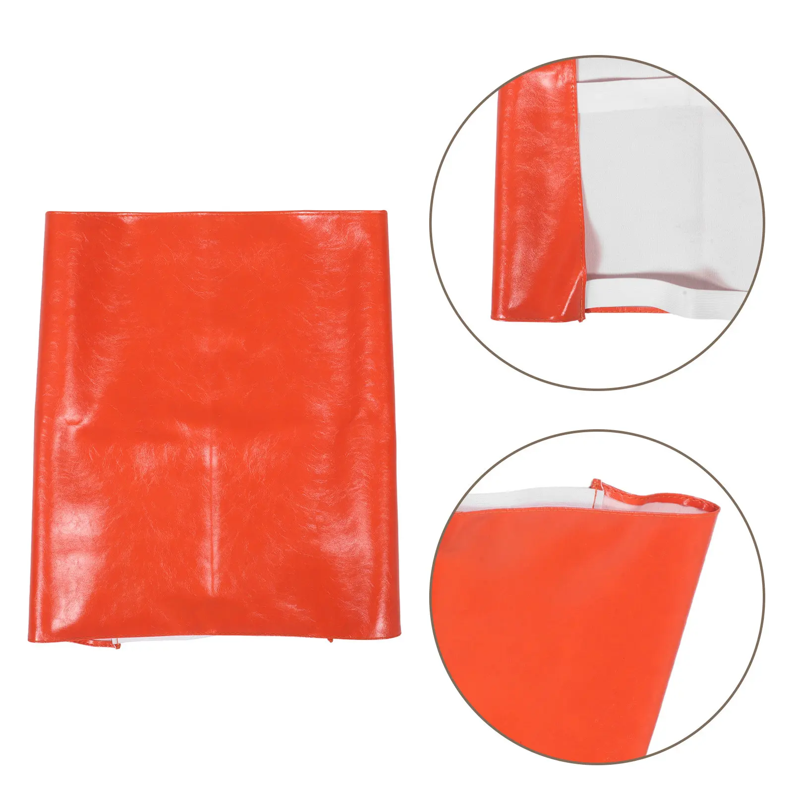 

Dental Chair Foot Pad Orange Elastic Band Waterproof Cushion Cover Washable Reusable Clinic Protective Foot Mat Dust Cover Anti