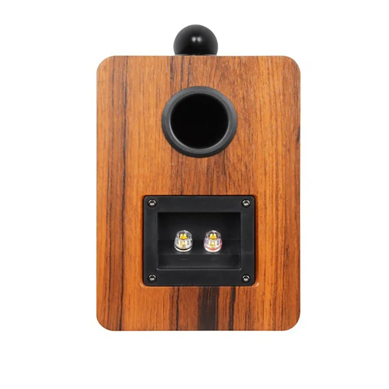 5.25 Inch HIFI Passive Bookshelf Speakers 2 Way Crossover 120W Power 1 Inch Nautilus Tweeter Audiophile Wooden Speakers