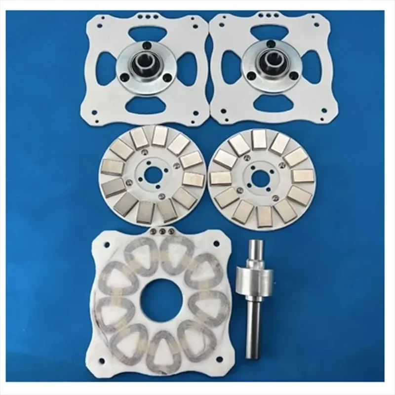 For High-power DIY Disc Permanent Magnet Ironless Core Generator Low-speed High-efficiency Wind And Hydraulic Free Energy
