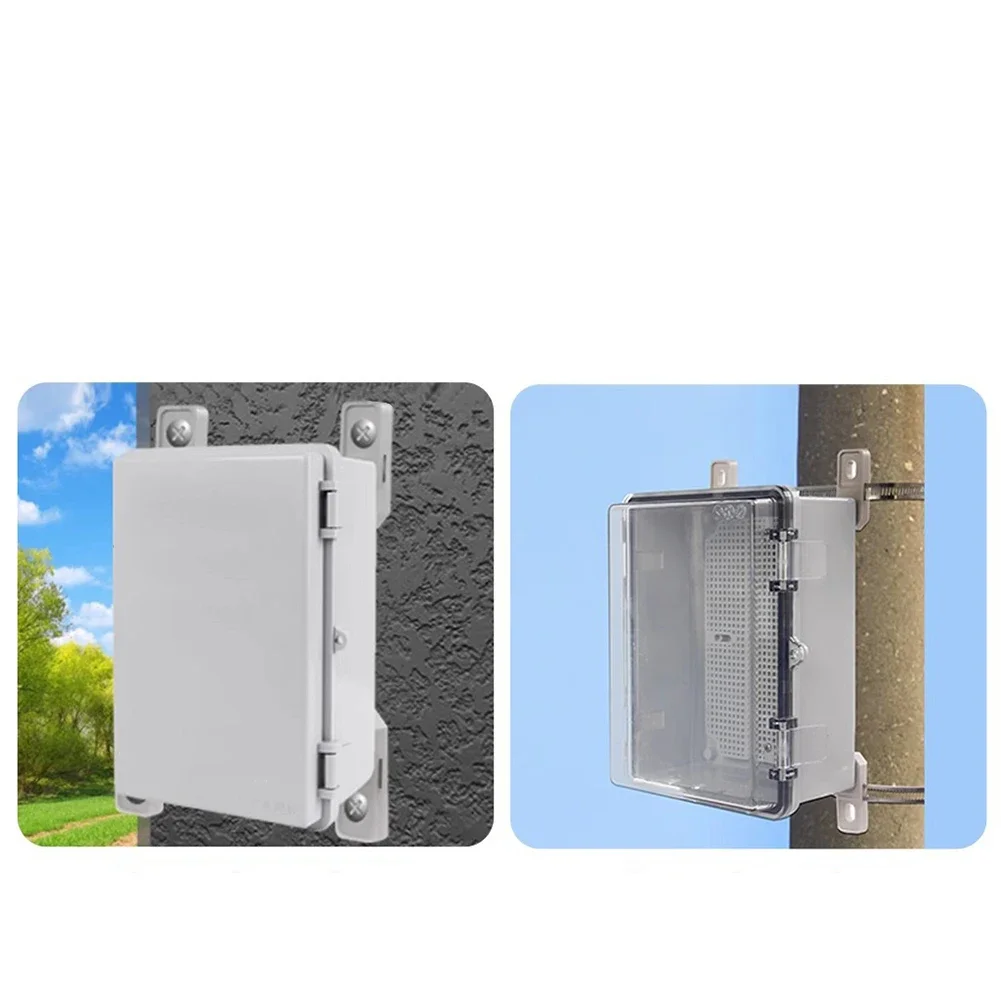 Outdoor Plastic Waterproof Box Protective Socket Waterproof Box Waterproof IP67 Electrical Junction Box With Transparent Cover