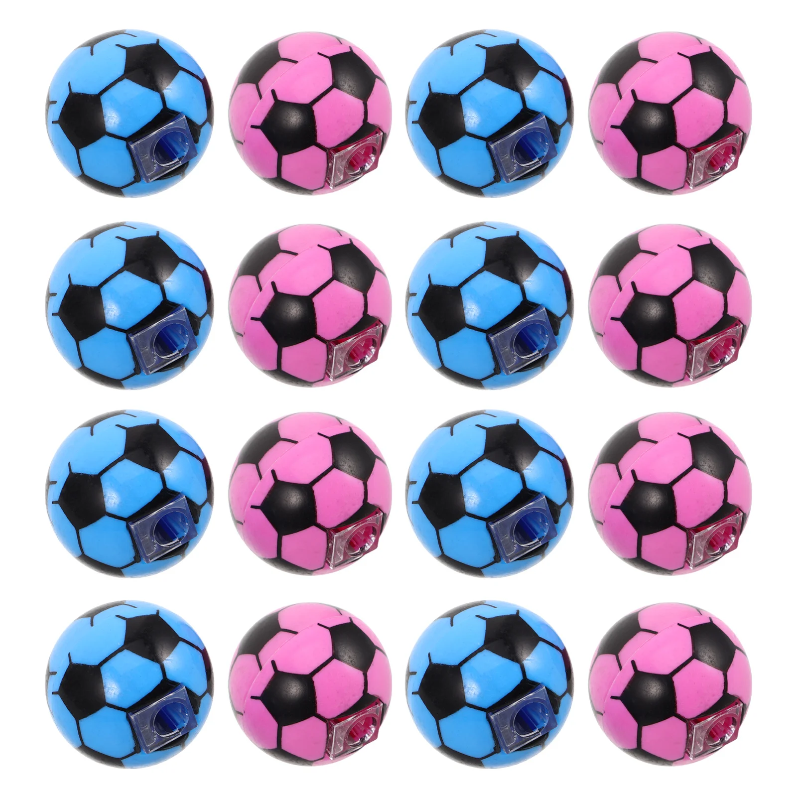 

20Pcs Football Handheld Sharpener Compact Round Ball Pencil Sharpener for School Study Office Portable Student Stationery