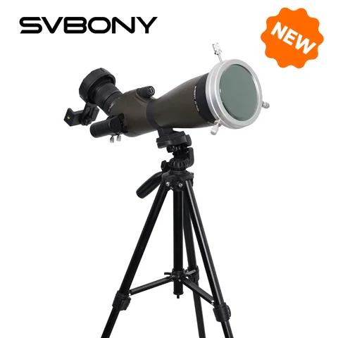 Svbony SV29 25-75x80 Spotting Scope Solar Eclipse Observation Kit Telescope with Solar Filter Finder Scope for Solar Observation