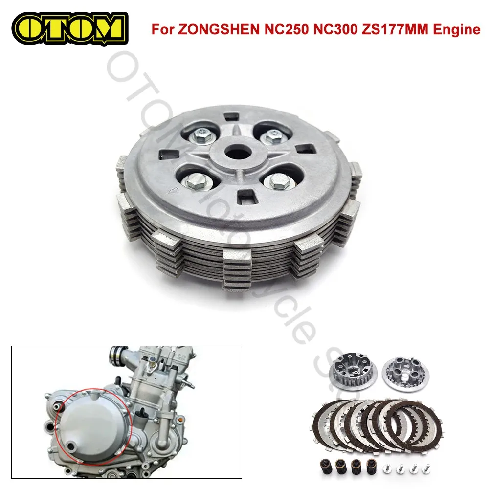 

For ZONGSHEN ZS177MM NC250 NC300 Motorcycle Slipper Clutch Assembly Clutch Friction Disc Plate Transmission NC Engine Part Bike