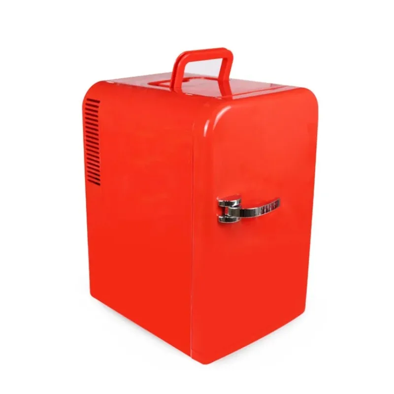 ตู้เย็นEvercool 15l Red Mini Freezer 12v 220v เทอร์โมอิเล็กทริกพลาสติก