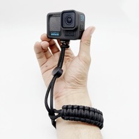 For Gopro Accessories wrist strap Anti-Lost weave + 1/4 Screw Hand for GO PRO Hero 13 12 11 10 DJI OSMO Action 5 4 Insta360 X4