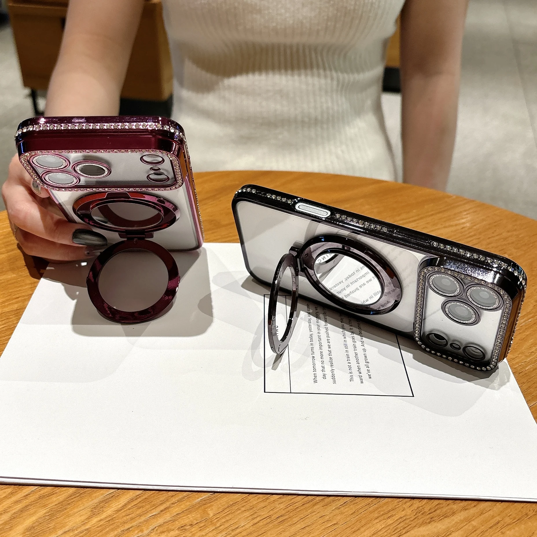 Funda magnética de lujo con so - Magnetic Charging Stand reseña y precio