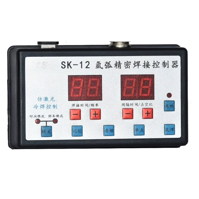 New SK-12 argon arc welding machine modified cold welding machine time pulse controller imitation laser welding stainless steel