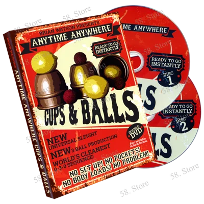 

Anytime Anywhere Cups & Balls By Brian Watson Magic tricks ( 58 Store Download )