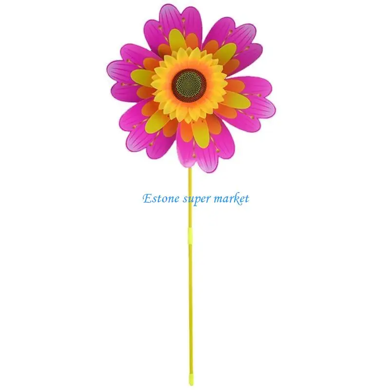 090B Dekoracja trawnika Wiatrak Duże wiatraki Poręczne zabawki wiatrowe dla dzieci