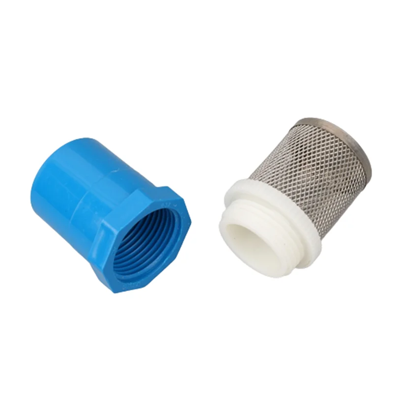 ID 20/25/32/40/50 PVC Filter Für Garten Bewässerung Wasserpumpe Einlass Fillter Aquarium Rohr Armaturen