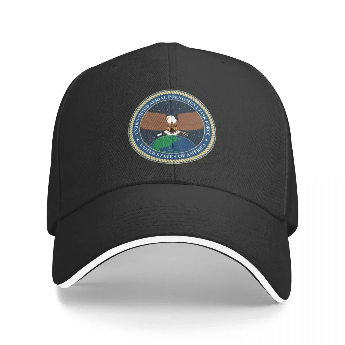 Unidentified Aerial Phenomena Task Force (UAPTF) Insignia Baseball Cap Hip Hop Sports Cap Hat Man Luxury Woman Hats Men's