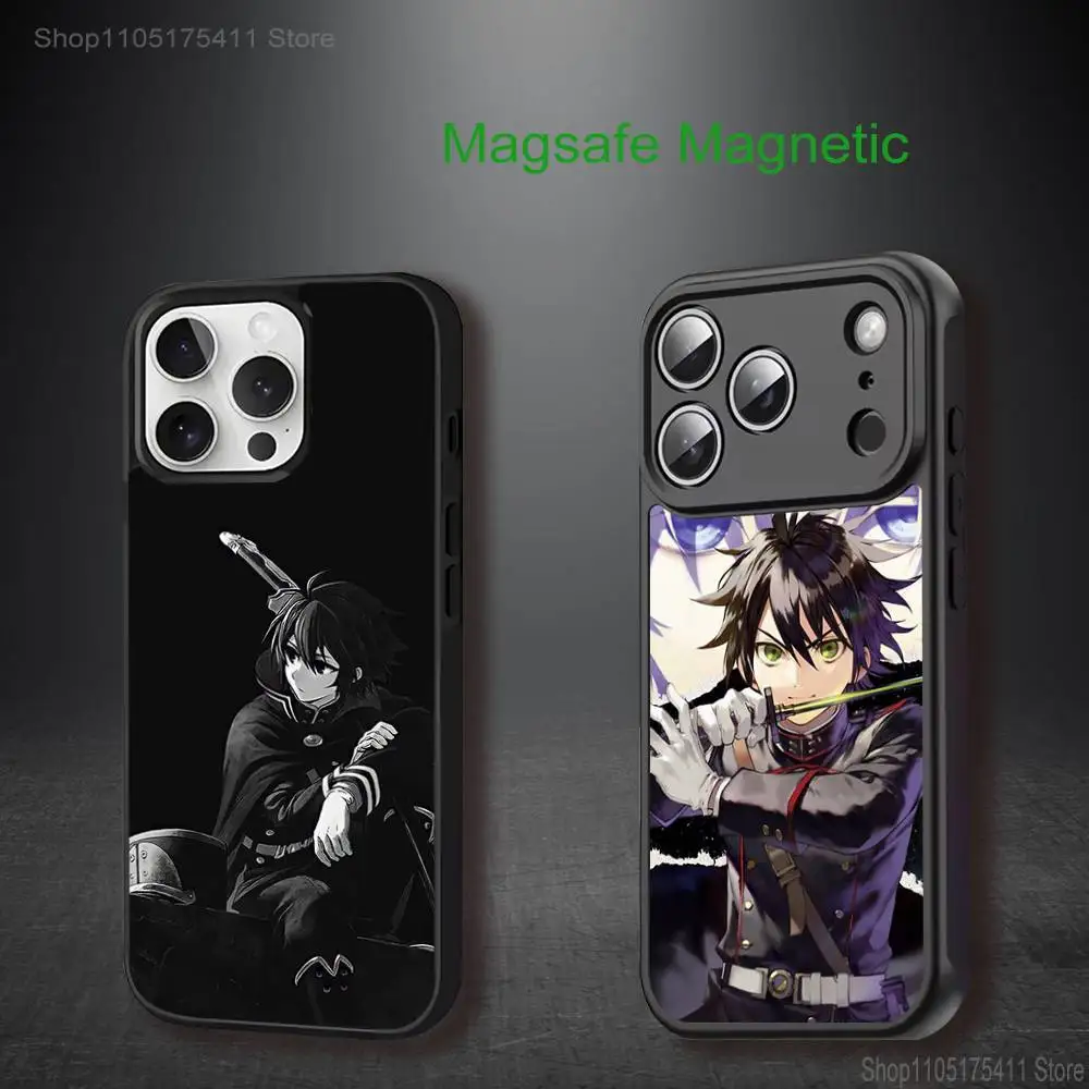 

S-Seraph Of The E-End Phone Case For iPhone 17,16,15,14,13,12,11,Pro,Max,Plus,Mini,SE4,E Magnetic Magsafe Wireless Charging