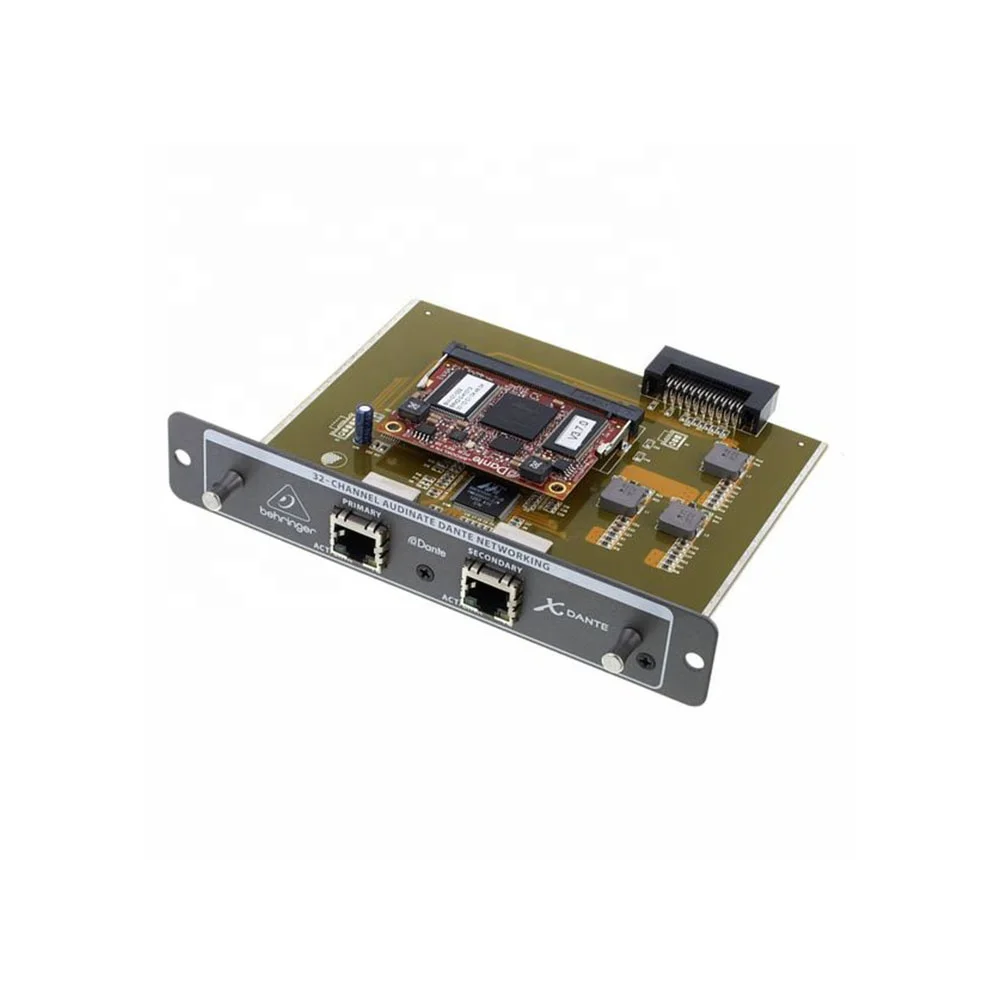 

Behringer X-Dante 32-Channel Dante Expansion Card for Behringer X32 & Midas M32 Live Digital Mixer Pa System Music Equipment
