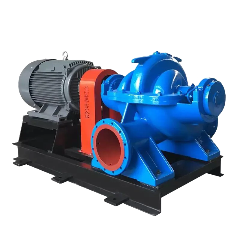 Double Suction Horizontal Split for Centrifugal Pump for Biofuel Industry Low Pressure IP68 Motor Large Flow Water Pump
