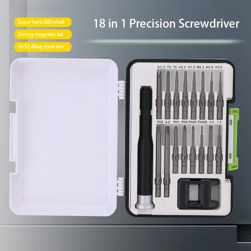 

18 In 1 Multi-function Screwdriver Set Disassembly Tool Combination Screw Driver Phillips Precision Screwdriver Bit Hand Tool