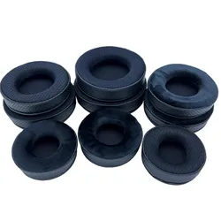 2pcs Round Perforated Velvet Ear Pads Cover 70MM 80 90 95 100MM 105MM 110MM For AKG K550 Headphone Ear Pads Headset Foam Cushion