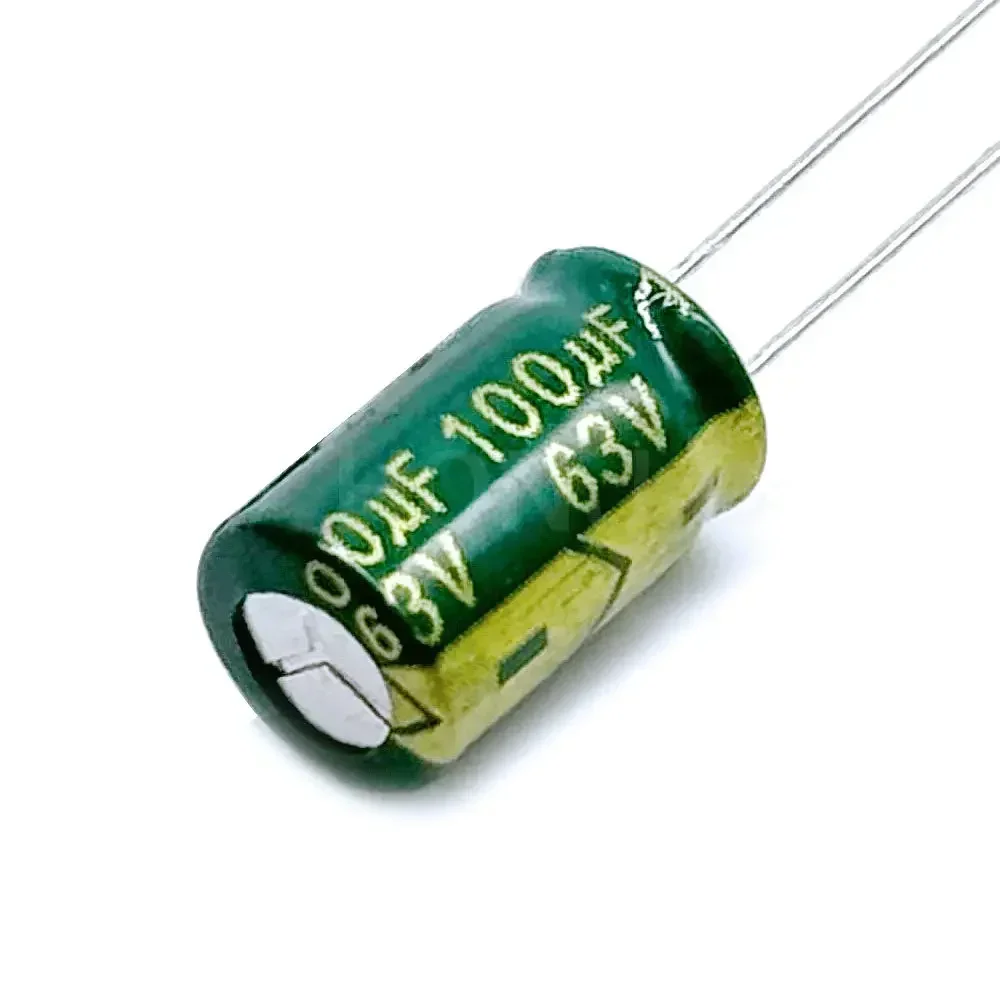 Capacitor eletrolítico de alta frequência, 63V, 10UF, 47UF, 100UF, 220UF, 330UF, 470UF, 680UF, 1000UF, 2200UF, 3300UF, 6800UF, 4700UF, 20%