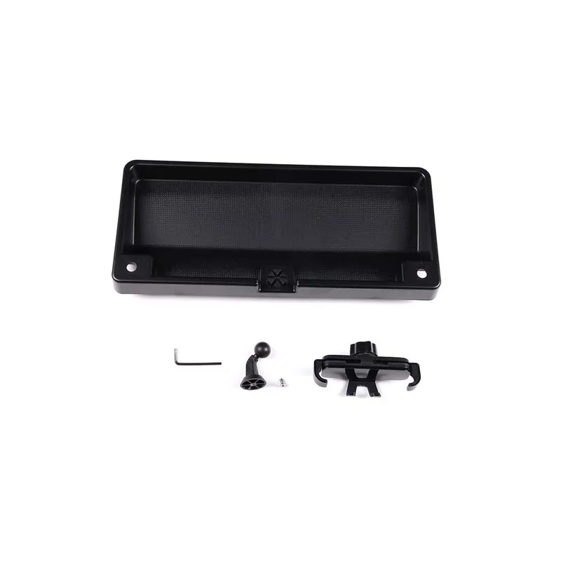 For Toyota FJ Cruiser 2007-2021 Dashboard Storage Box Tissue Glasses Key Storage Tray Accessories With Mobile Phone Holder