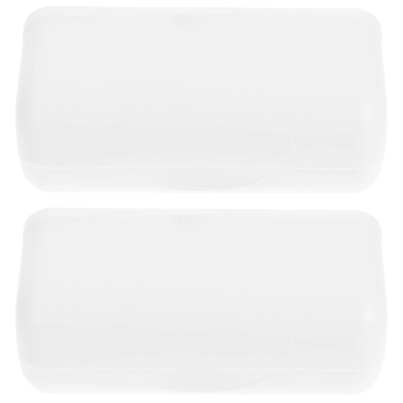 

2pcs Wall Mount Trash Bag Holder Storage Box for Bathroom Kitchen White Heavy Duty Large Capacity Organizers Container