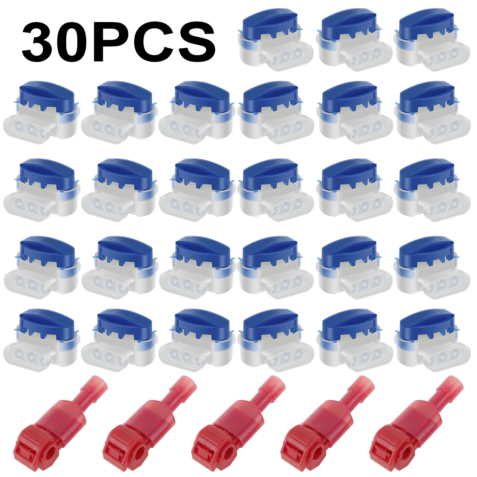 30Pcs Robotic Lawnmower Cable Connector Waterproof IDC 314 Electrical Wire Connector  for 22-14 AWG Cable Robotic Lawn Mower