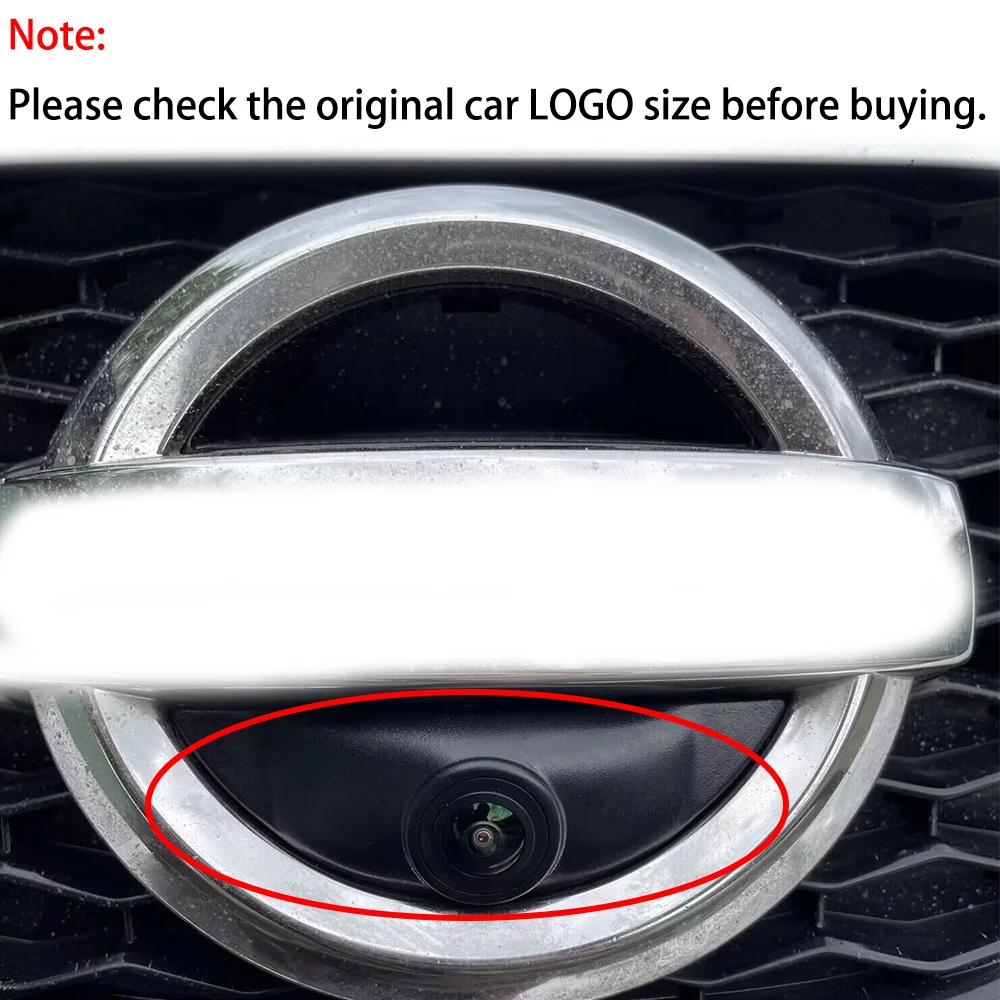 ZJCGO AHD CVBS 1080P 170° Car LOGO Parking Front View Camera for Nissan Patrol Armada Y62