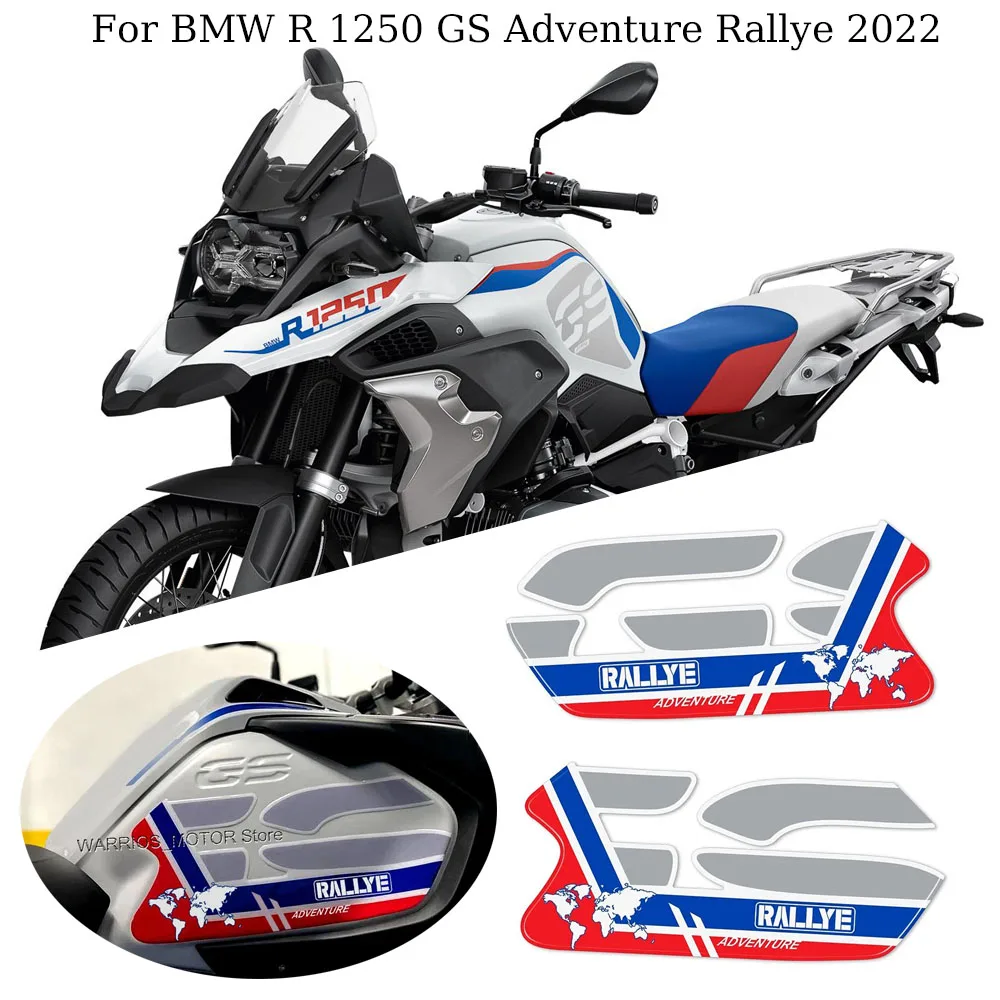 

R1250GS Adv Sticker For BMW R1250 GS Adventure Rallye 2022 Fuel Tank Pad Waterproof Anti-scratch Motorcycle 3D Protector Sticker