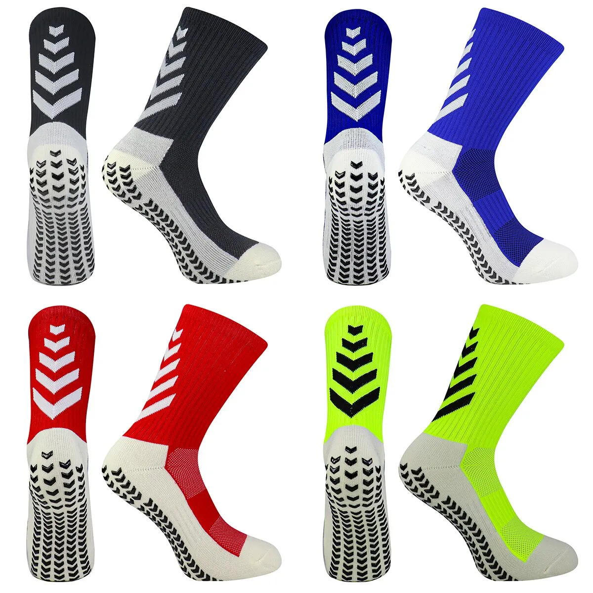 

Socks Men Athletic Non Football Slip Soccer Socks Cushioned Breathable For Running Yoga Basketball Hiking Sports Grip Socks