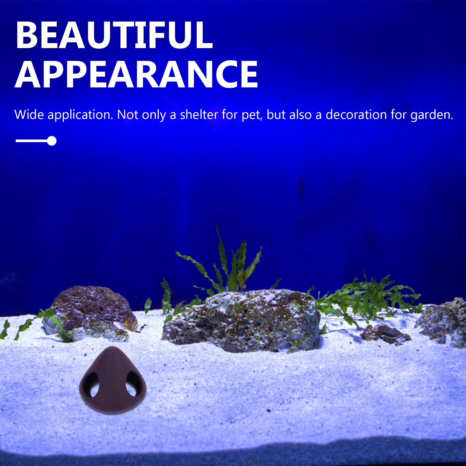 

1Pcs Aquarium Decoration Fish Hiding Shelters Closed to Nature Pet Gift Ornament Decorative Hideaway Decor Shrimp Hiding