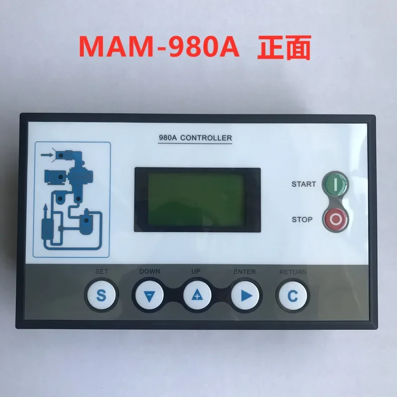 Screw Main Controller -980A -970 Mam-200 Air Compressor Integrated Control Panel Display