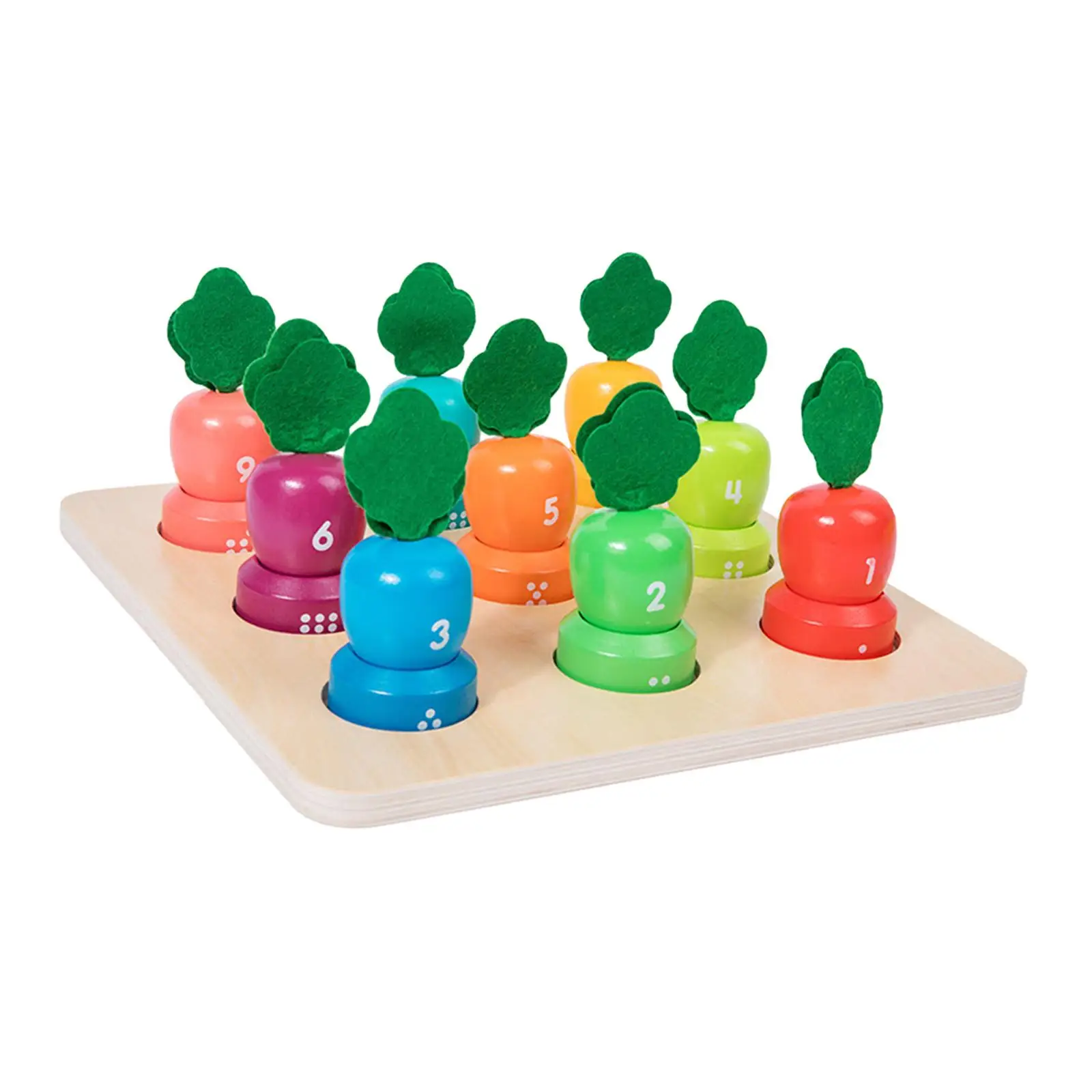 

Montessori Color Matching Game Wooden Color Cognition Game for Role Play