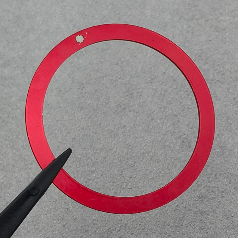 38mmx31.5mm SKX007 Case Ring Flat Aluminum Bezel Insert Fit SKX007 SKX009 SRPD Watch NH36 NH35 Movement Watch Retrofit Accessory