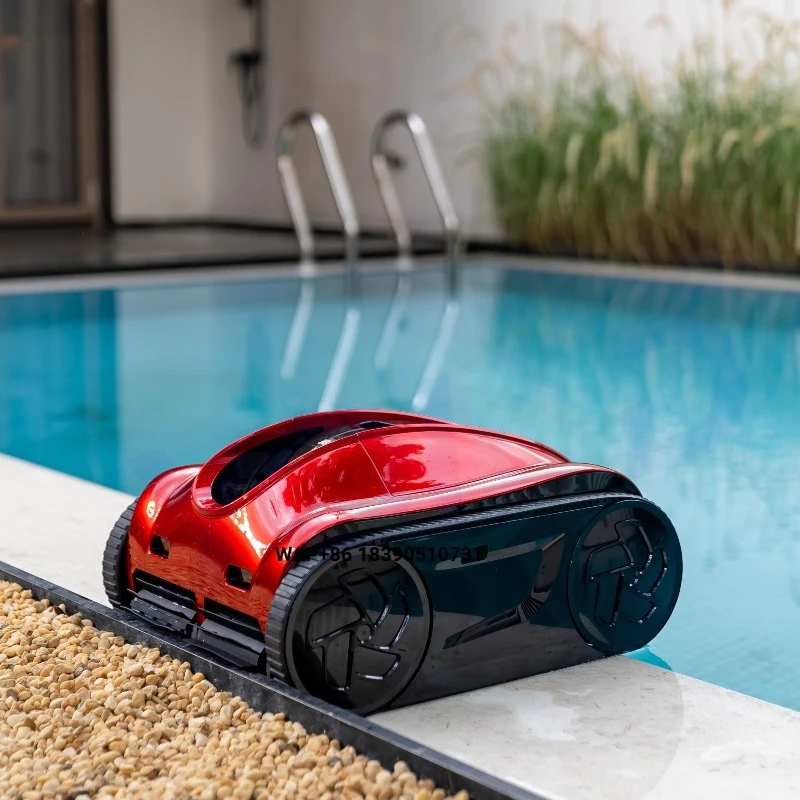 Smart Control High Quality Swimming Pool Vacuum Robot High-End Design Large Suction Lithium Battery Long Battery Life Automatic