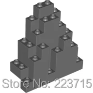 

* Горный Топ 3x8x7 * Y2189 5 шт., сделай сам, просвечивающий блок, кирпич, часть № 6083, совместимость с другими сборными элементами